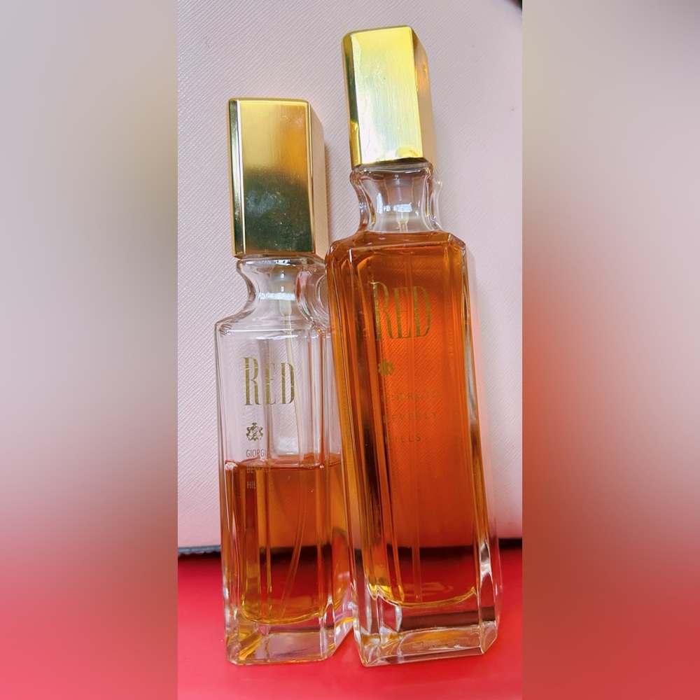 Red Giorgio Beverly Hills 2pcs. Made in Spain